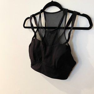 Lululemon Mesh Bra Black Size 8